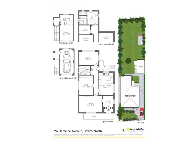 26 Demaine Avenue, Bexley North NSW 2207 Floorplan