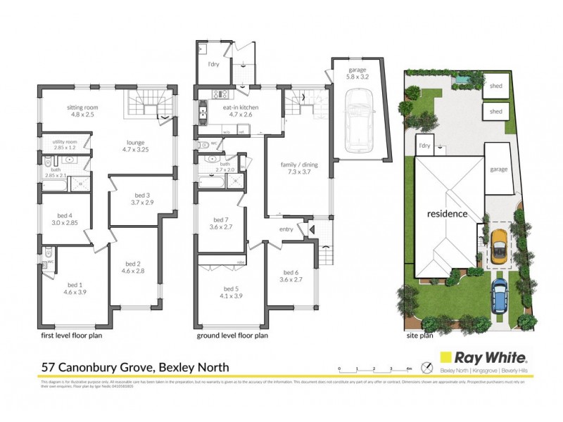 57 Canonbury Grove, Bexley North NSW 2207 Floorplan