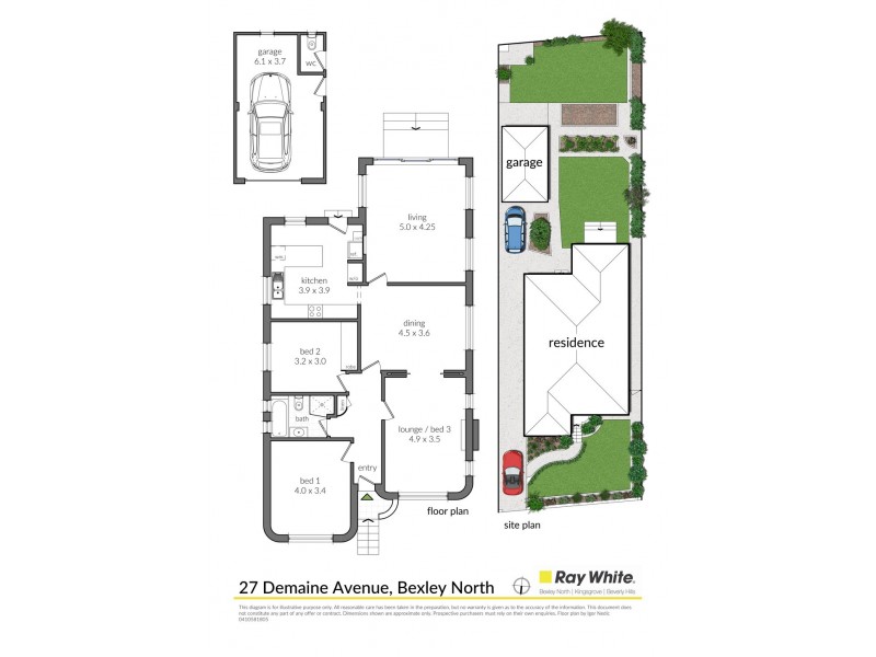 27 Demaine Avenue, Bexley North NSW 2207 Floorplan