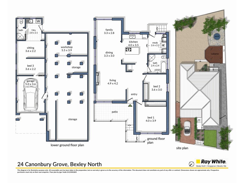 24 Canonbury Grove, Bexley North NSW 2207 Floorplan