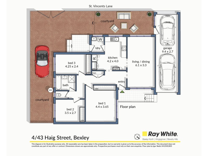 4/43 Haig Street, Bexley NSW 2207 Floorplan