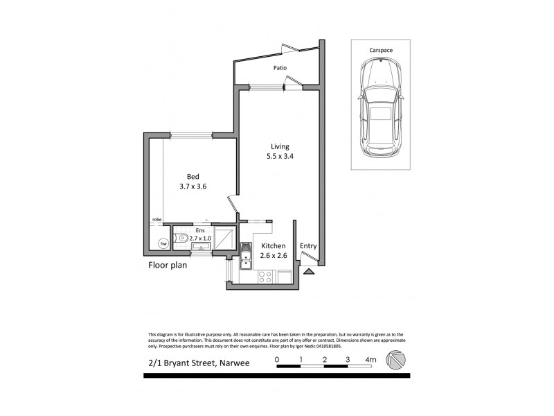 2/1 Bryant Street, Narwee NSW 2209 Floorplan