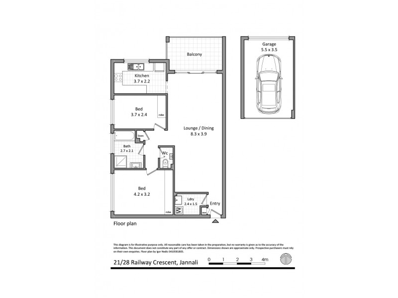 21/28 Railway Crescent, Jannali NSW 2226 Floorplan