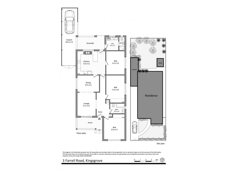 3 Farrell Road, Kingsgrove NSW 2208 Floorplan
