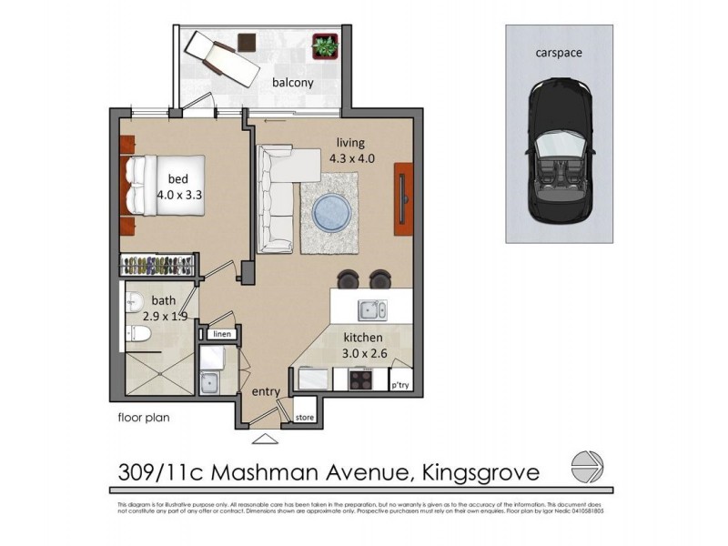 309/11C Mashman Avenue, Kingsgrove NSW 2208