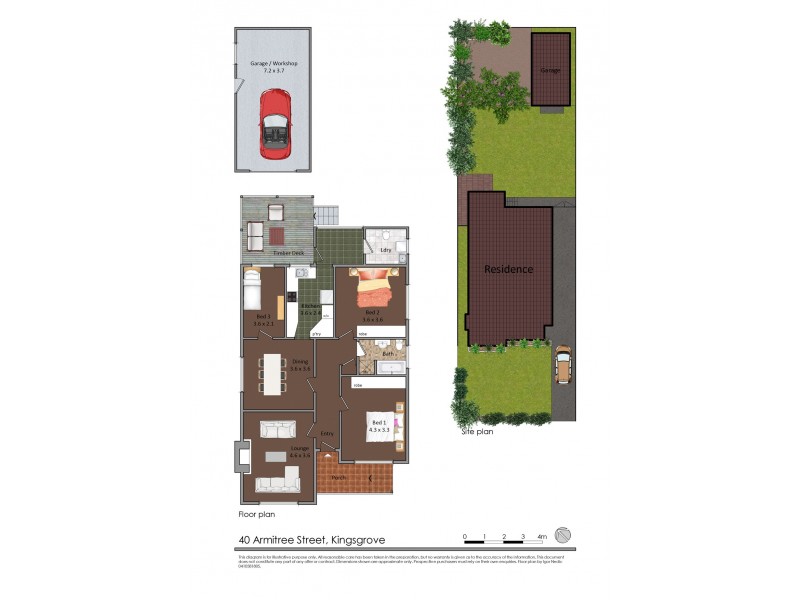 40 Armitree Street, Kingsgrove NSW 2208 Floorplan