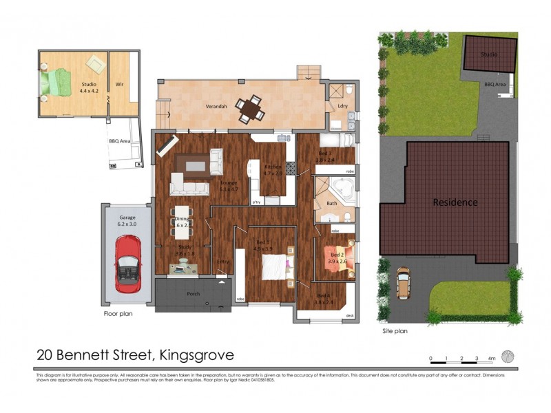 20 Bennett Street, Kingsgrove NSW 2208 Floorplan