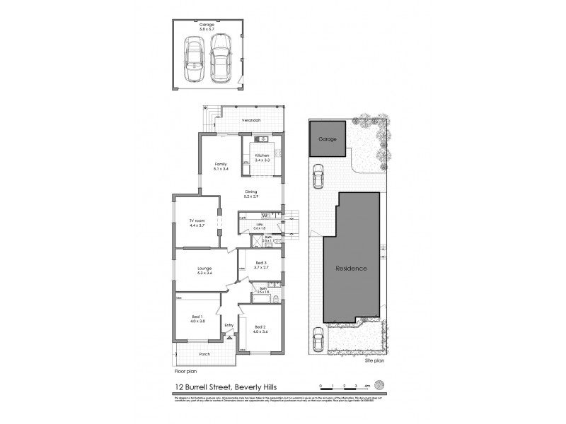 12 Burrell Street, Beverly Hills NSW 2209 Floorplan