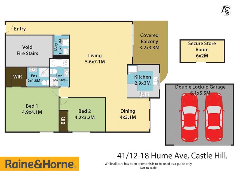 41/12-18 Hume Avenue, Castle Hill NSW 2154 Floorplan