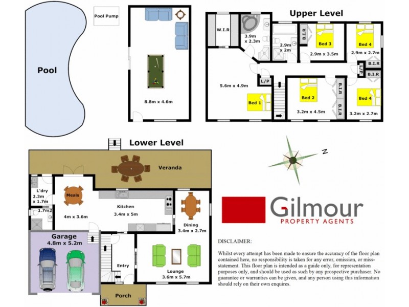 9 Kywong Avenue, Castle Hill NSW 2154 Floorplan