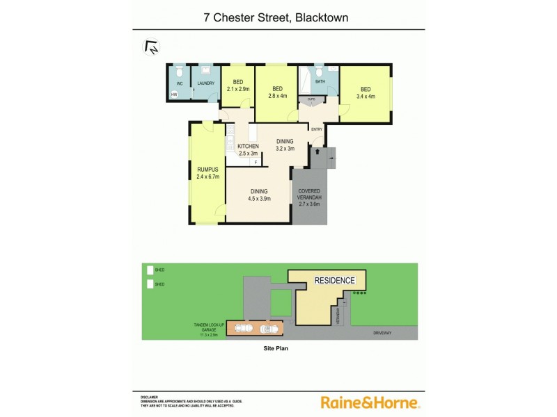 7 Chester Street, Blacktown NSW 2148 Floorplan