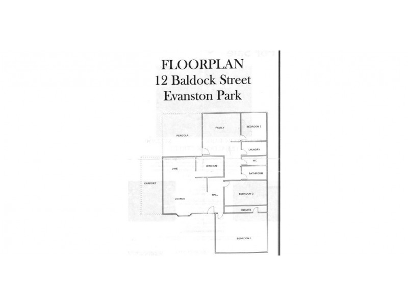 12 Baldock St, Evanston Park SA 5116 Floorplan