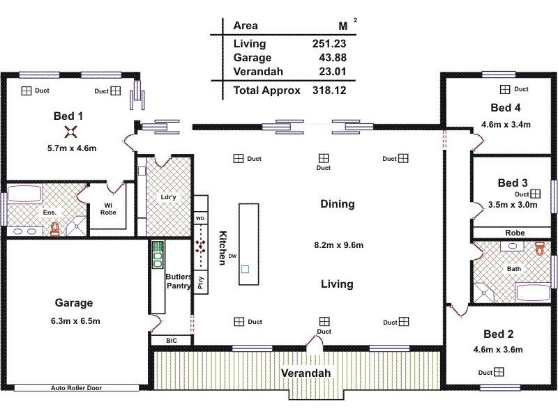 558 Rosedale Rd, Rosedale SA 5350 Floorplan
