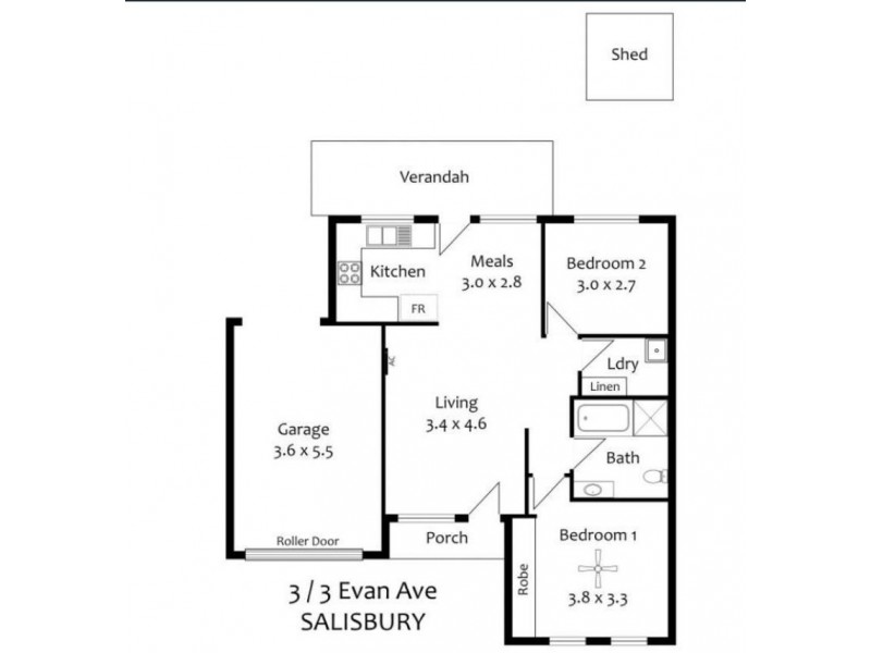 3/3 Evan Ave, Salisbury SA 5108 Floorplan