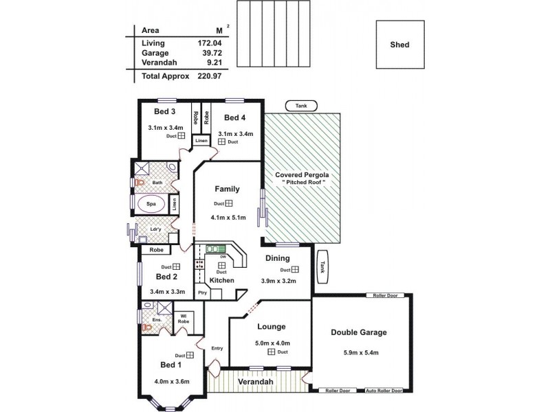 9 Rothe Way, Tanunda SA 5352 Floorplan