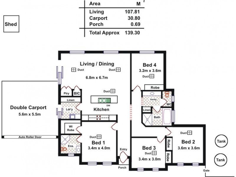 548A Main North Road, Evanston Park SA 5116 Floorplan