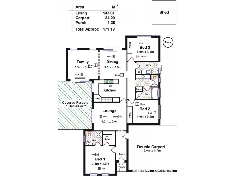 12 Pinot Crescent, Nuriootpa SA 5355 Floorplan