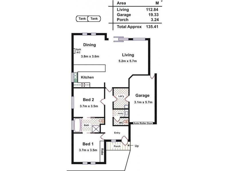 Unit 12,4 Bella Street, Gawler East SA 5118 Floorplan