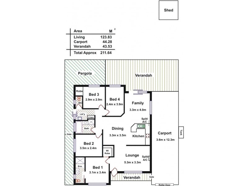 122 Crittenden Road, Andrews Farm SA 5114 Floorplan