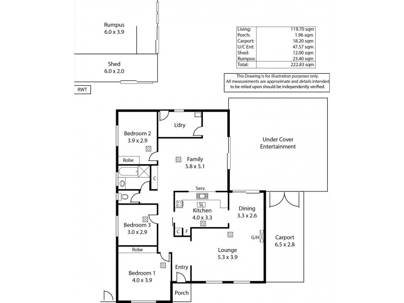 6 Patrick Street, Athelstone SA 5076 Floorplan