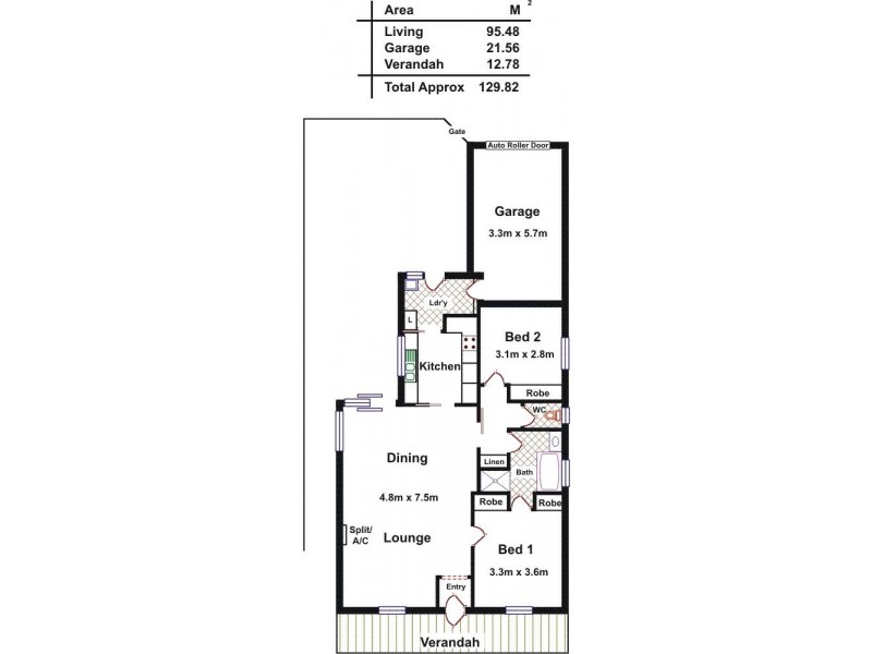 Unit 2/5 Edith Street, Gawler East SA 5118 Floorplan