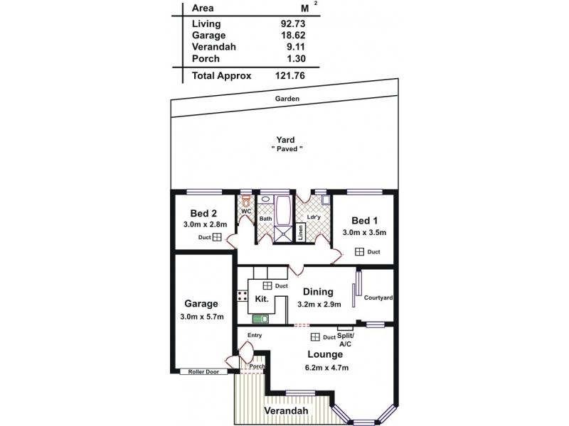 Unit 2/18 Turner Street, Gawler East SA 5118 Floorplan