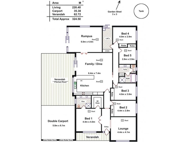 7a Peacock Avenue, Gawler East SA 5118 Floorplan