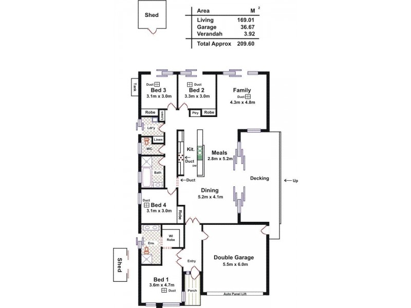 40 Darling Street, Evanston Park SA 5116 Floorplan