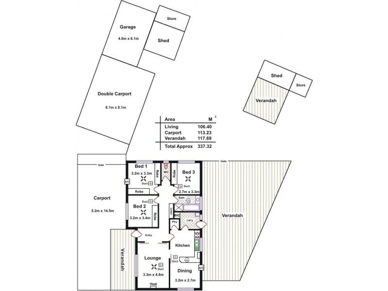 7 Lincoln Avenue, Parafield Gardens SA 5107 Floorplan