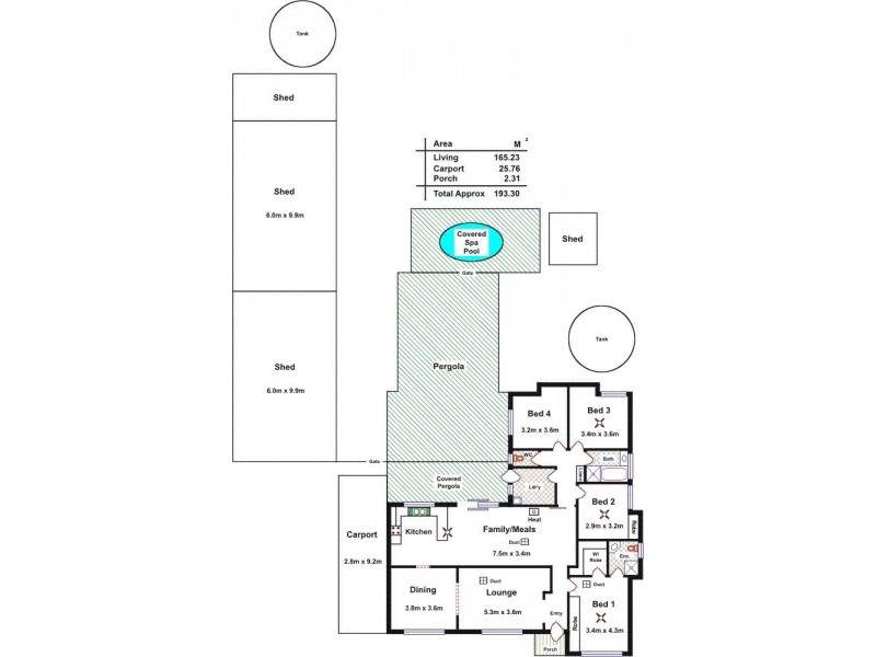 1089 Stebonheath Road, Munno Para West SA 5115 Floorplan