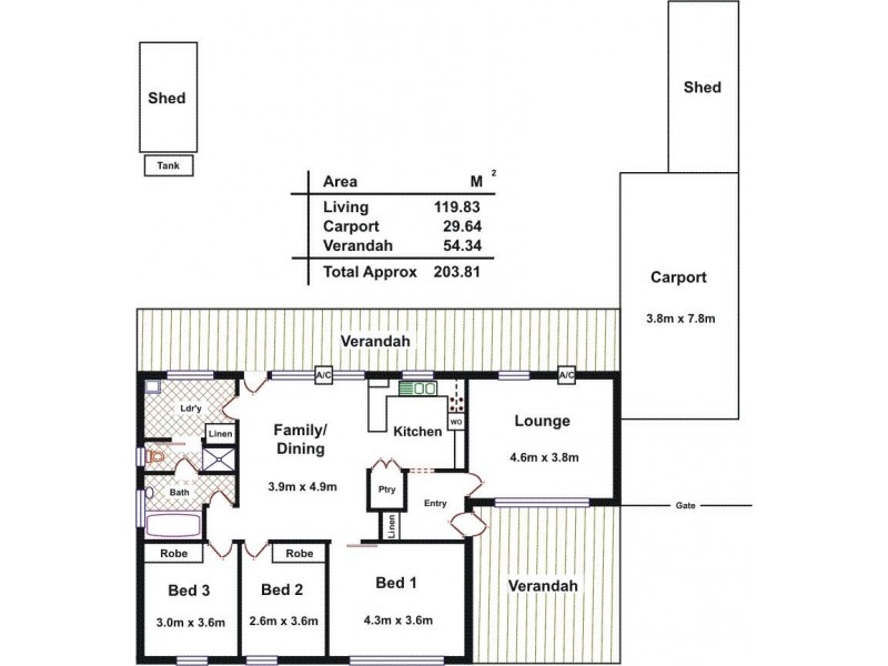 77 Crittenden Road, Smithfield Plains SA 5114 Floorplan