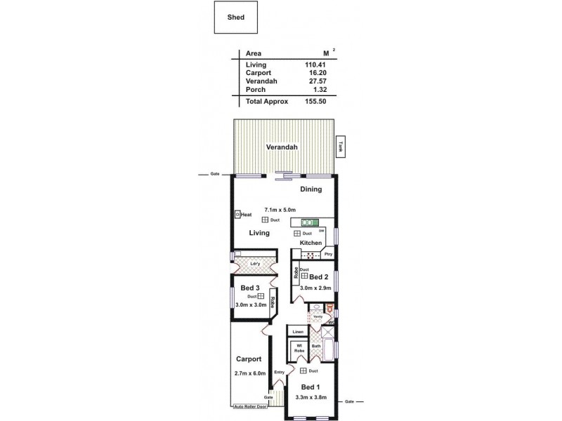 16 Kalyvas Drive, Munno Para West SA 5115 Floorplan
