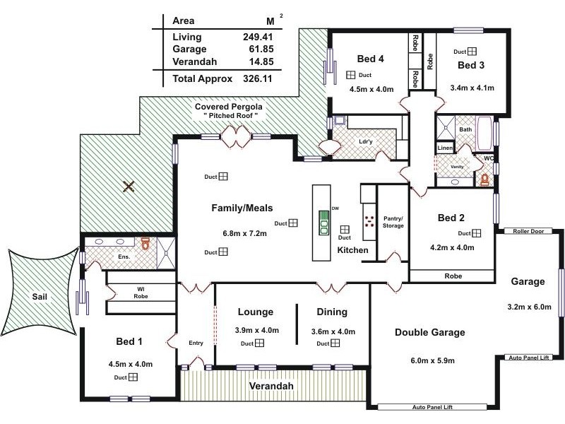 11 Wills Way, Hewett SA 5118 Floorplan