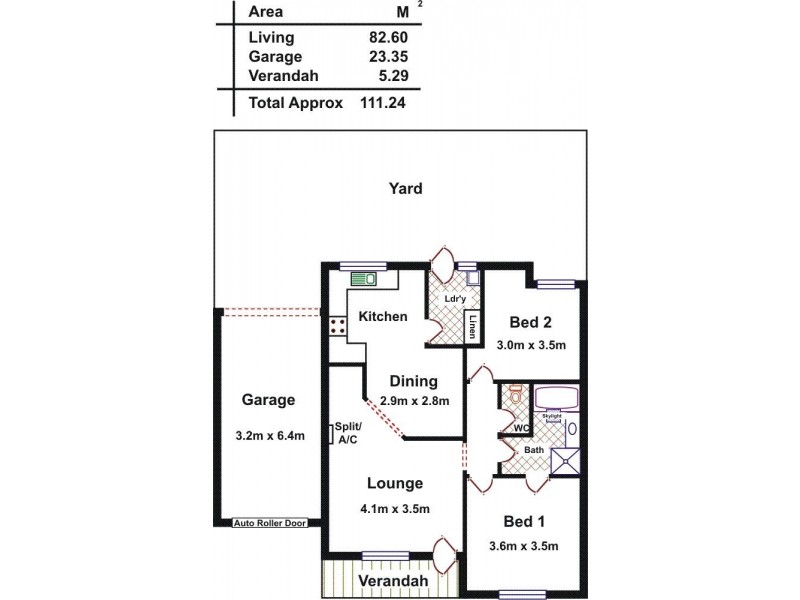 Unit 2/32 Brown Street, Willaston SA 5118 Floorplan