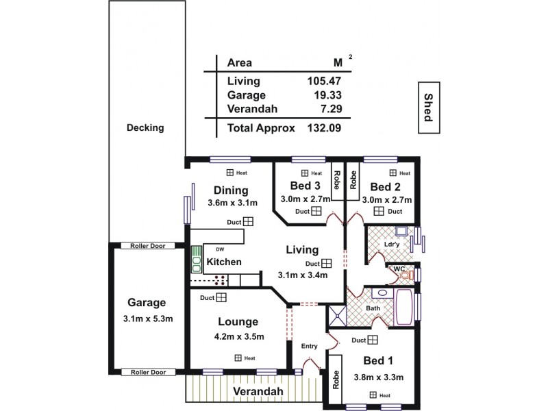 10 Terry Court, Munno Para West SA 5115 Floorplan