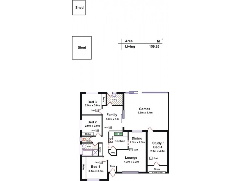 4 McQueen Court, Paralowie SA 5108 Floorplan