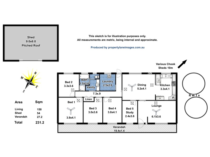 550 Templers Road, Templers SA 5371 Floorplan