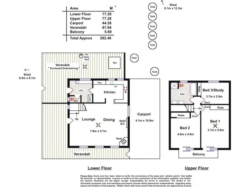 244 Altona Road, Lyndoch SA 5351 Floorplan