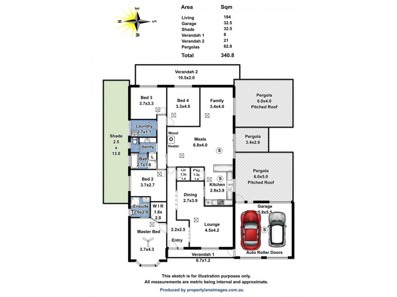 10 Lisa Martin Court, Gawler East SA 5118 Floorplan