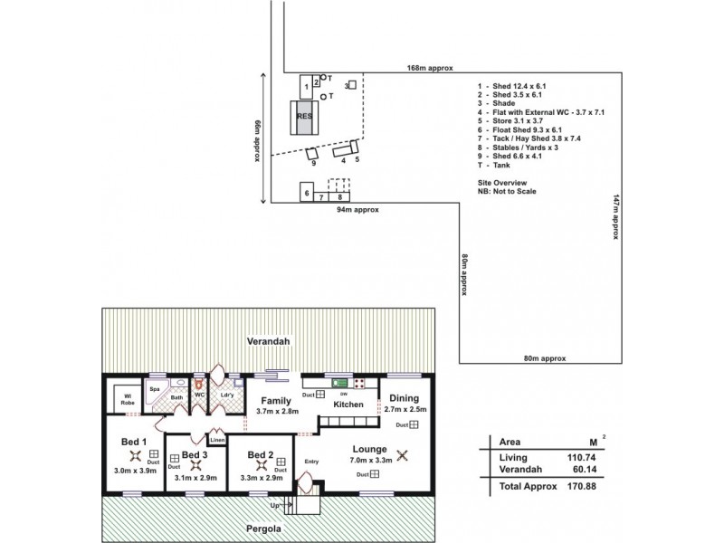 1866 Two Wells Road (Buchfelde), Gawler SA 5118 Floorplan