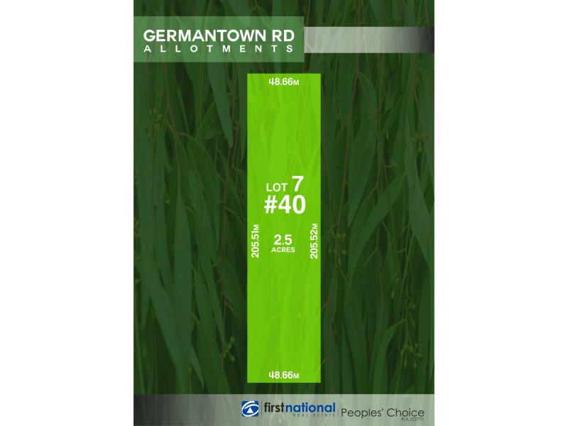 Lot 7, 40 Germantown Road, Lewiston SA 5501