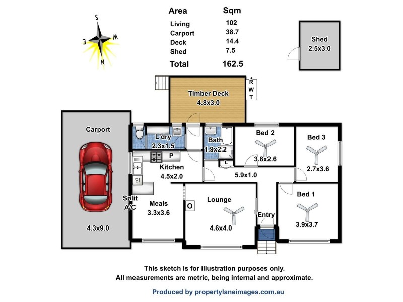 4 Shanahan Street, Freeling SA 5372 Floorplan