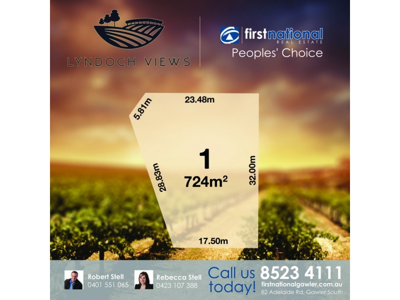 Lot 1 Jollytown Road – Lyndoch Views Estate, Lyndoch SA 5351