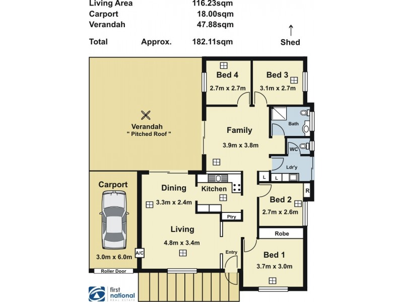 32 Brooks Avenue, Willaston SA 5118 Floorplan