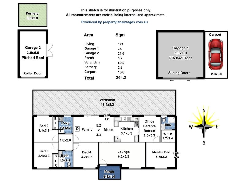 16 Schaefer Street, Freeling SA 5372 Floorplan