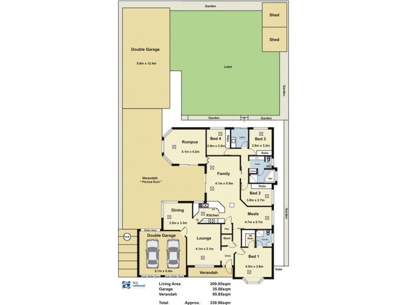 21 Whinnen Street, Evanston Park SA 5116 Floorplan