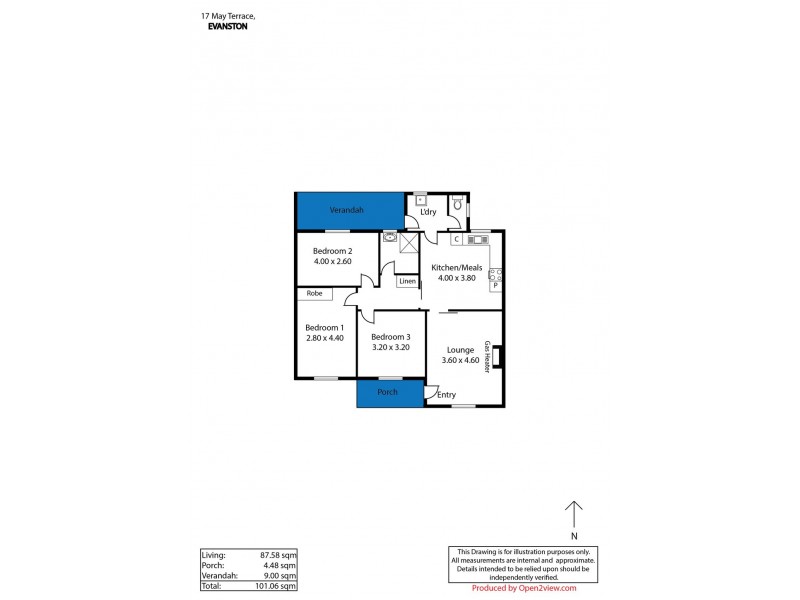 17 May Terrace, Evanston SA 5116 Floorplan