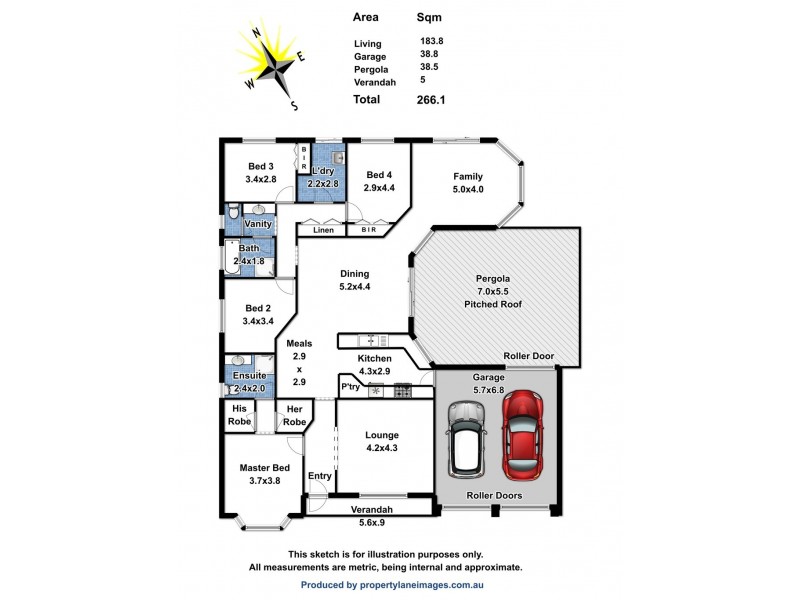 25 Gordon St, Lyndoch SA 5351 Floorplan