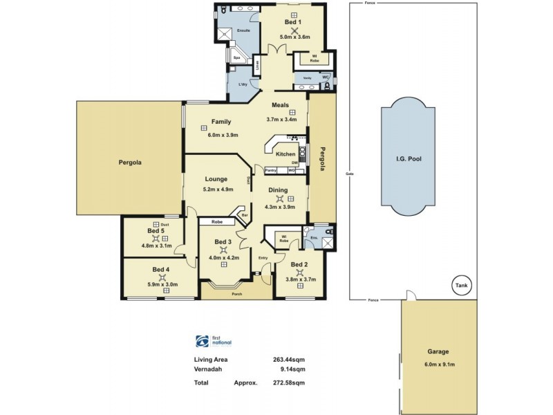 8 Lionel Road, Lewiston SA 5501 Floorplan