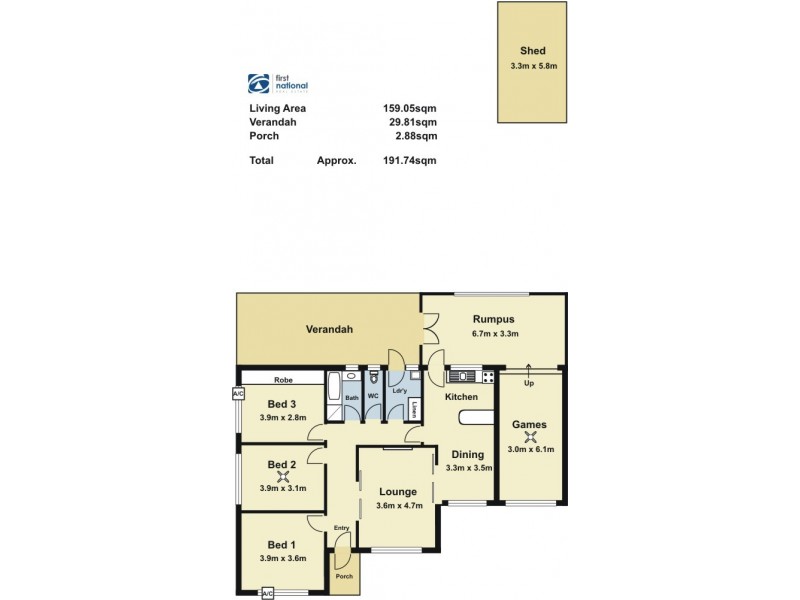 30 Krieg Road, Evanston Park SA 5116 Floorplan